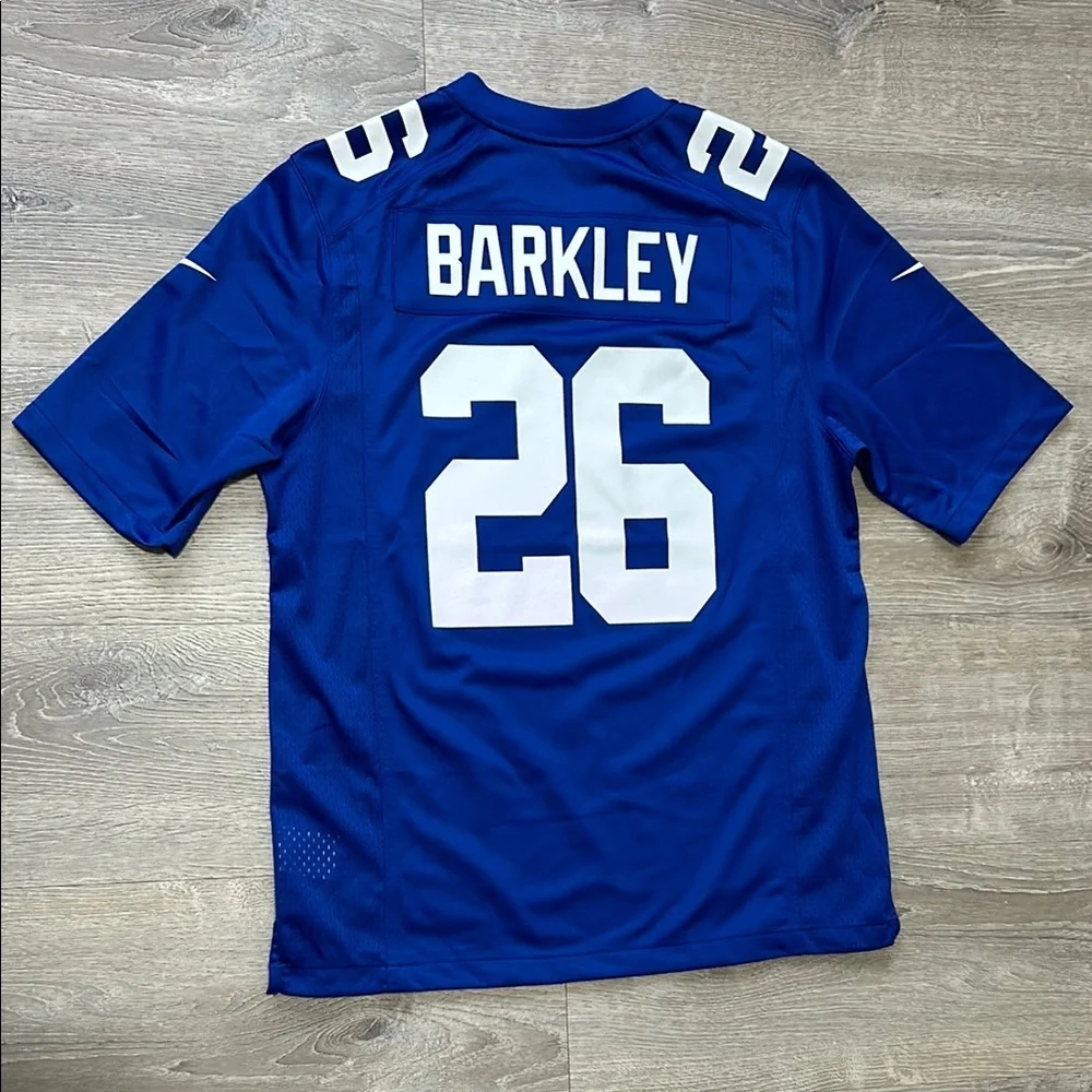 Nike Blue and White Jersey Authentic NFL Shirt
